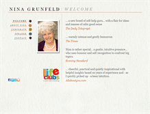 Tablet Screenshot of ninagrunfeld.com